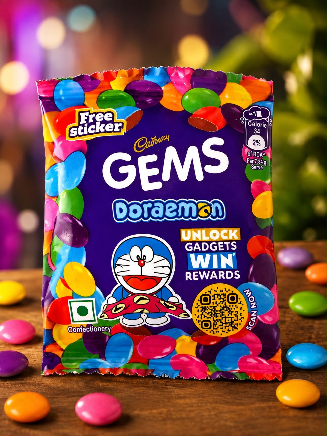Cadbury Gems / Pack of 5 / Rangla Swaad